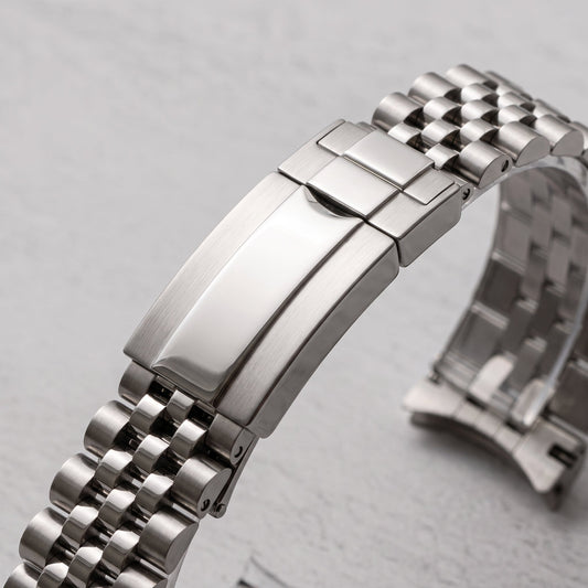 Bracelet de Montre en Acier Inoxydable - Style Presidential & Jubilee 20 mm