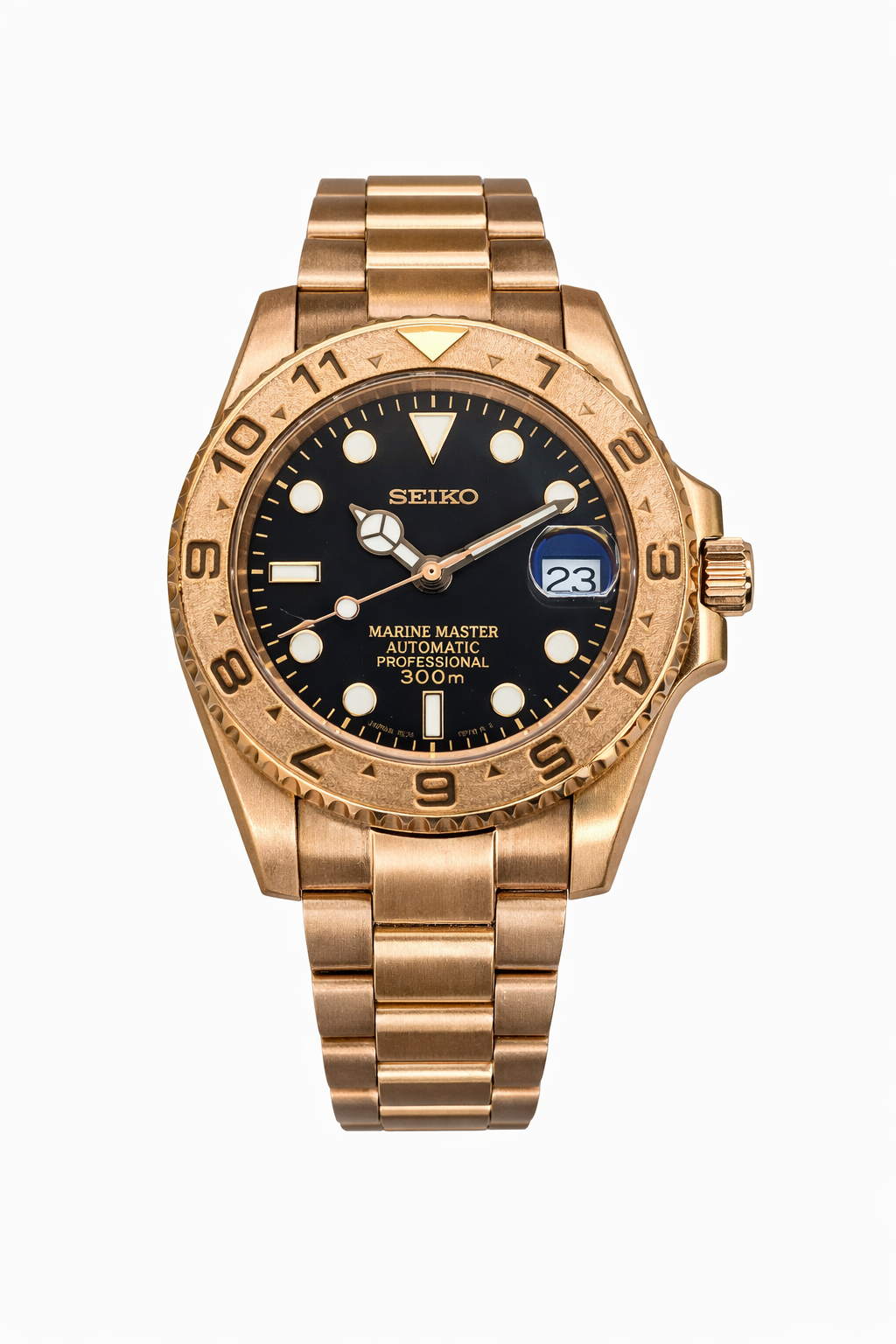 Seiko Mod Yellow Gold Yacht Master