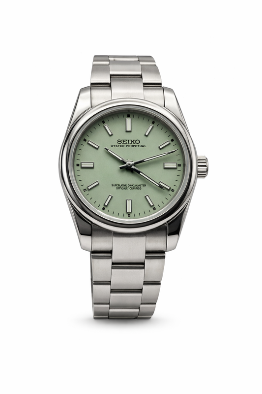 Seiko Mod Oyster Perpetual Pistachio