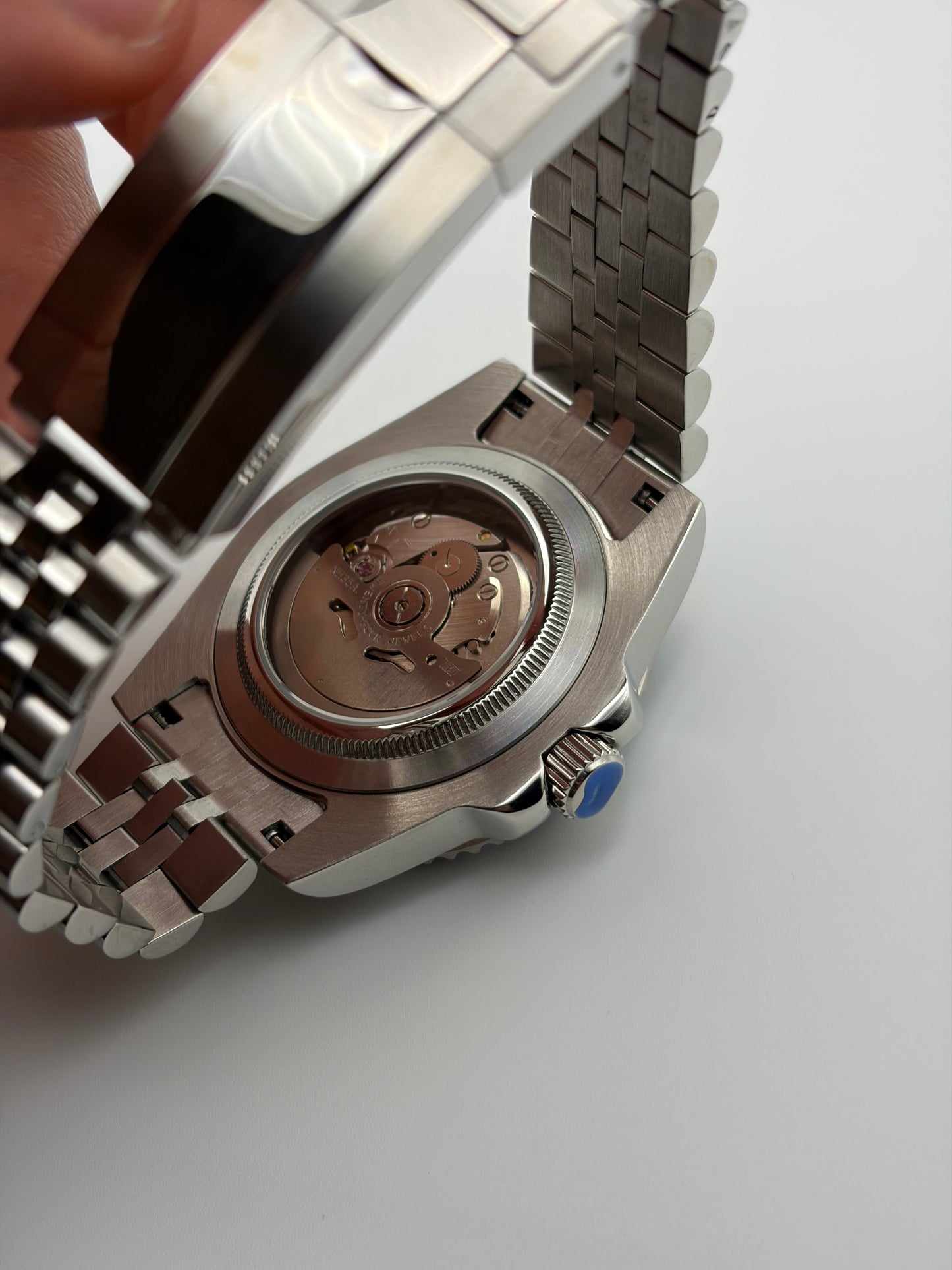 GMT Master II lunette noire Seiko Mod - Vue profil - Seiko Prestige France