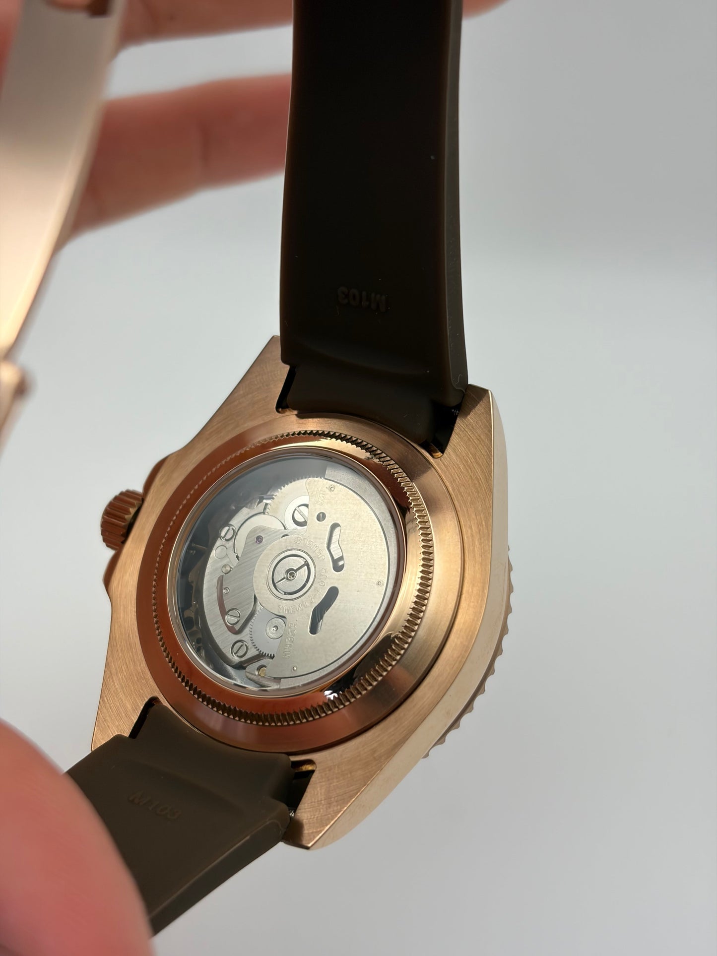 GMT Master II Mocha Rose Gold Seiko Mod — Au poignet