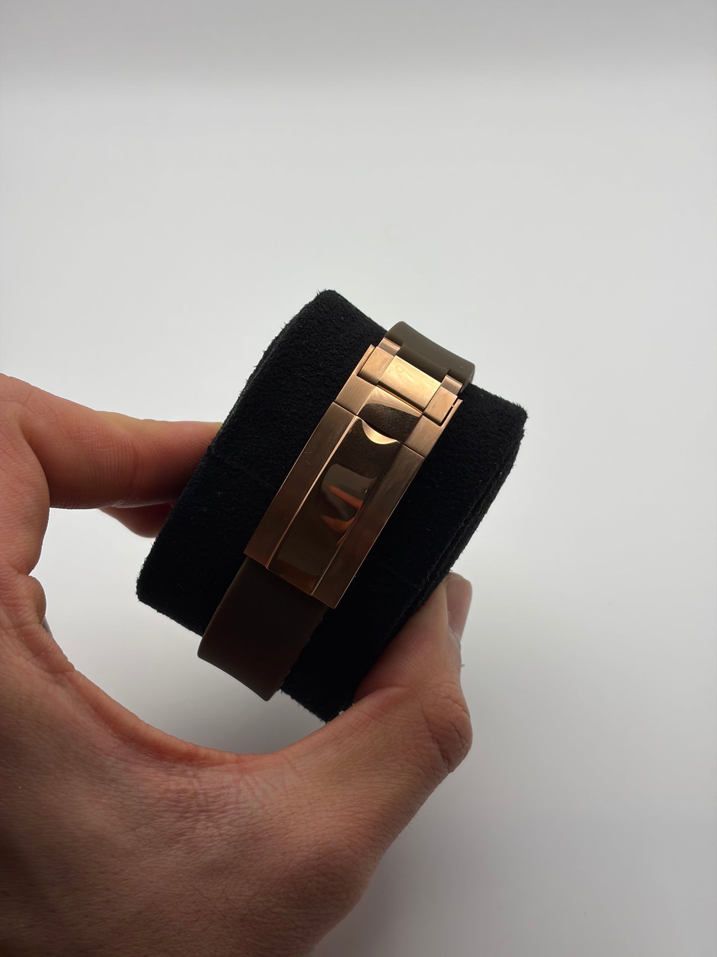 Daytona Rose gold Mocha Seiko Mod — Vue arrière