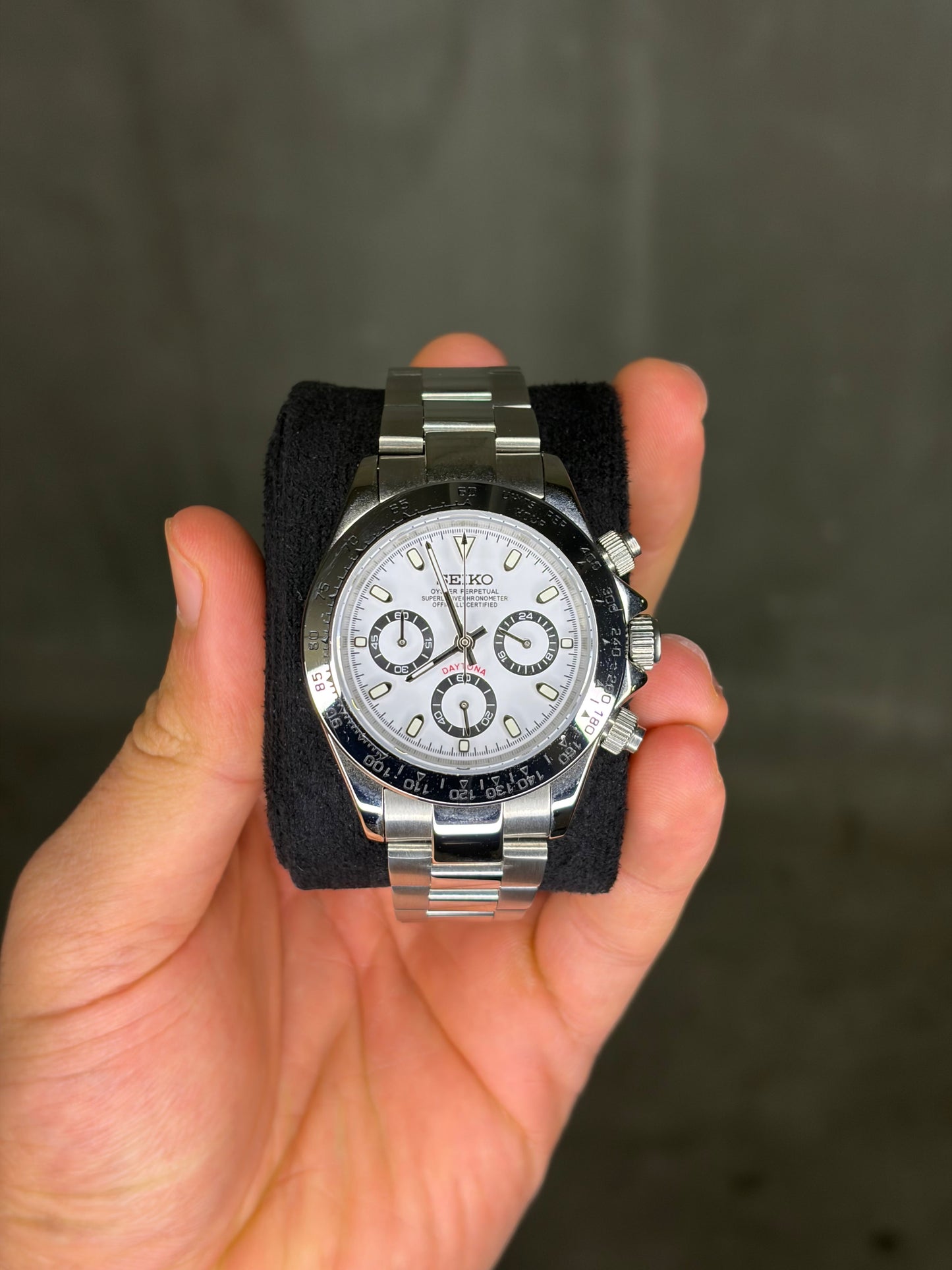 Panda Daytona - Mod Seiko Mod - Au poignet - Montre luxe accessible