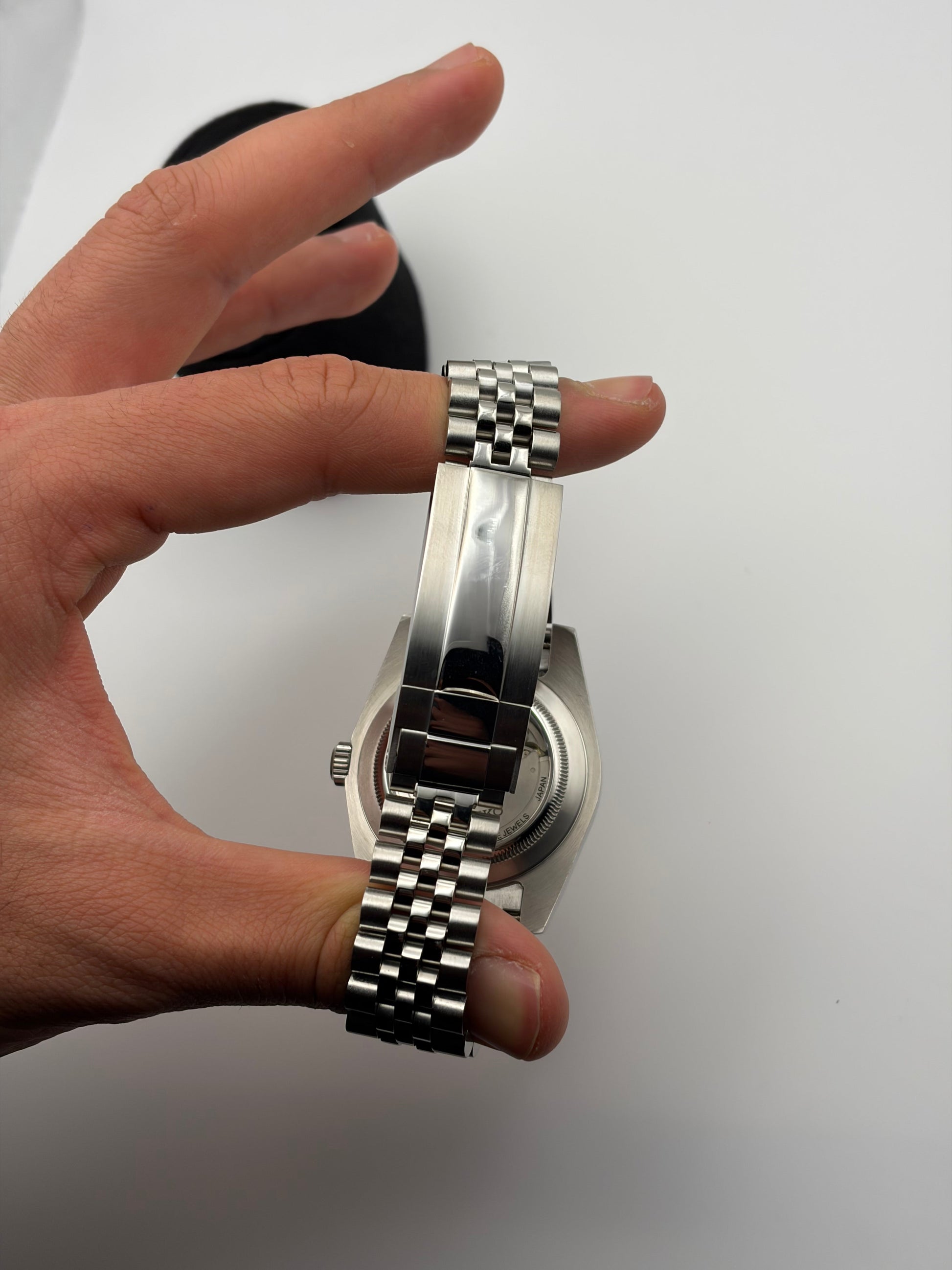 DayDate Black Arabic Dial Seiko Mod — Au poignet