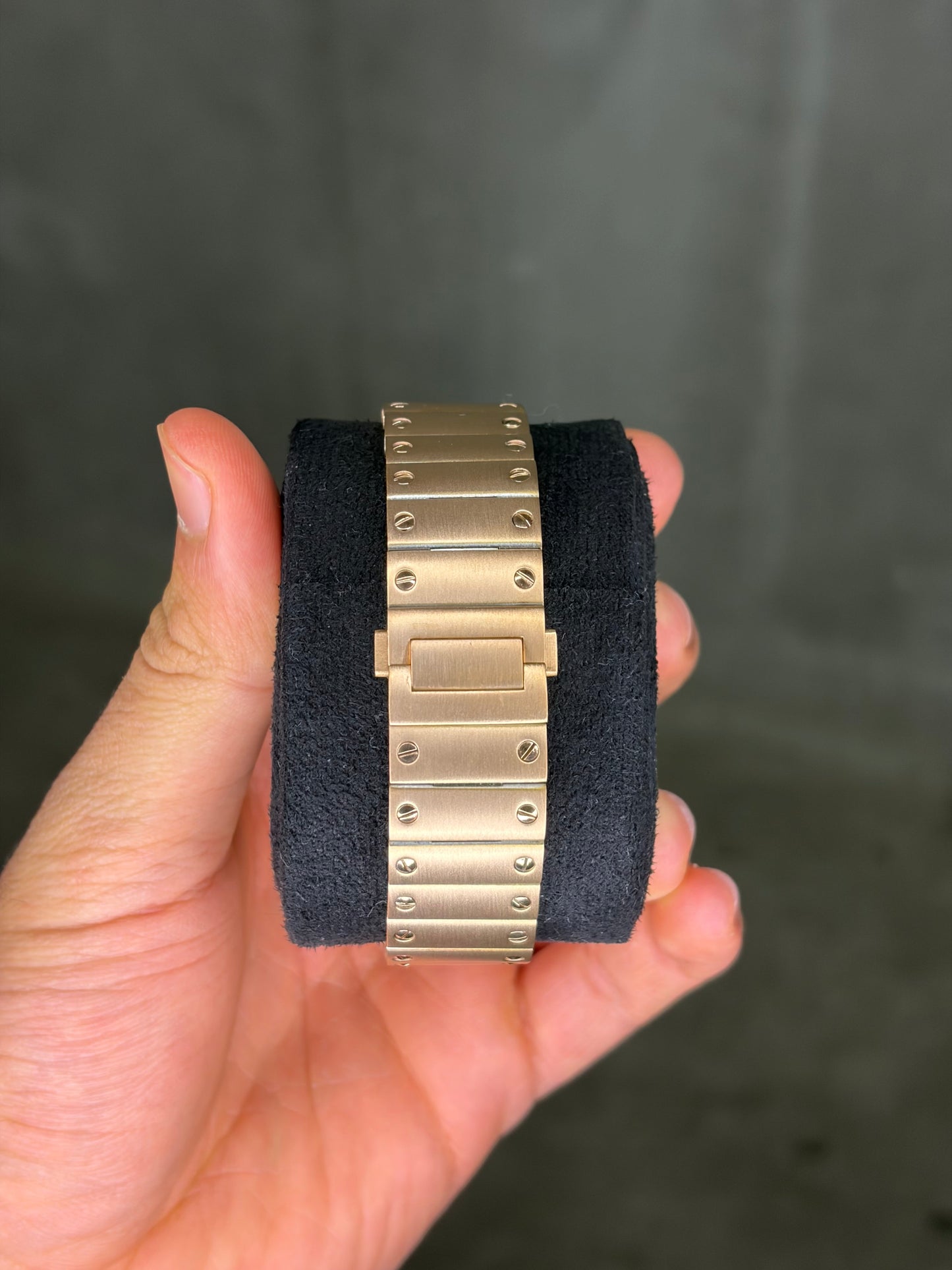 Santico Rose Gold & White Dial Seiko Mod — Vue arrière