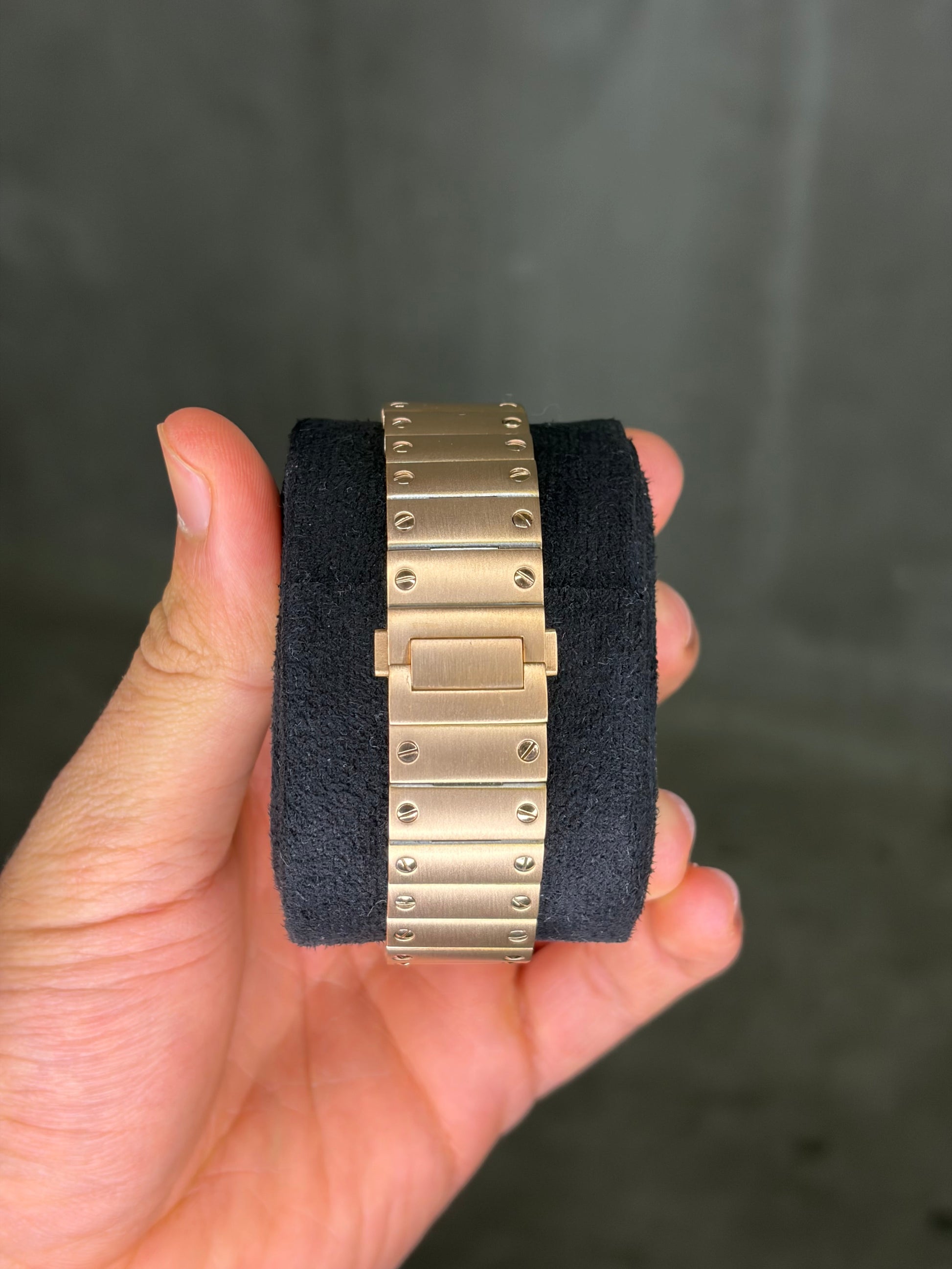 Santico Rose Gold & White Dial Seiko Mod — Vue arrière