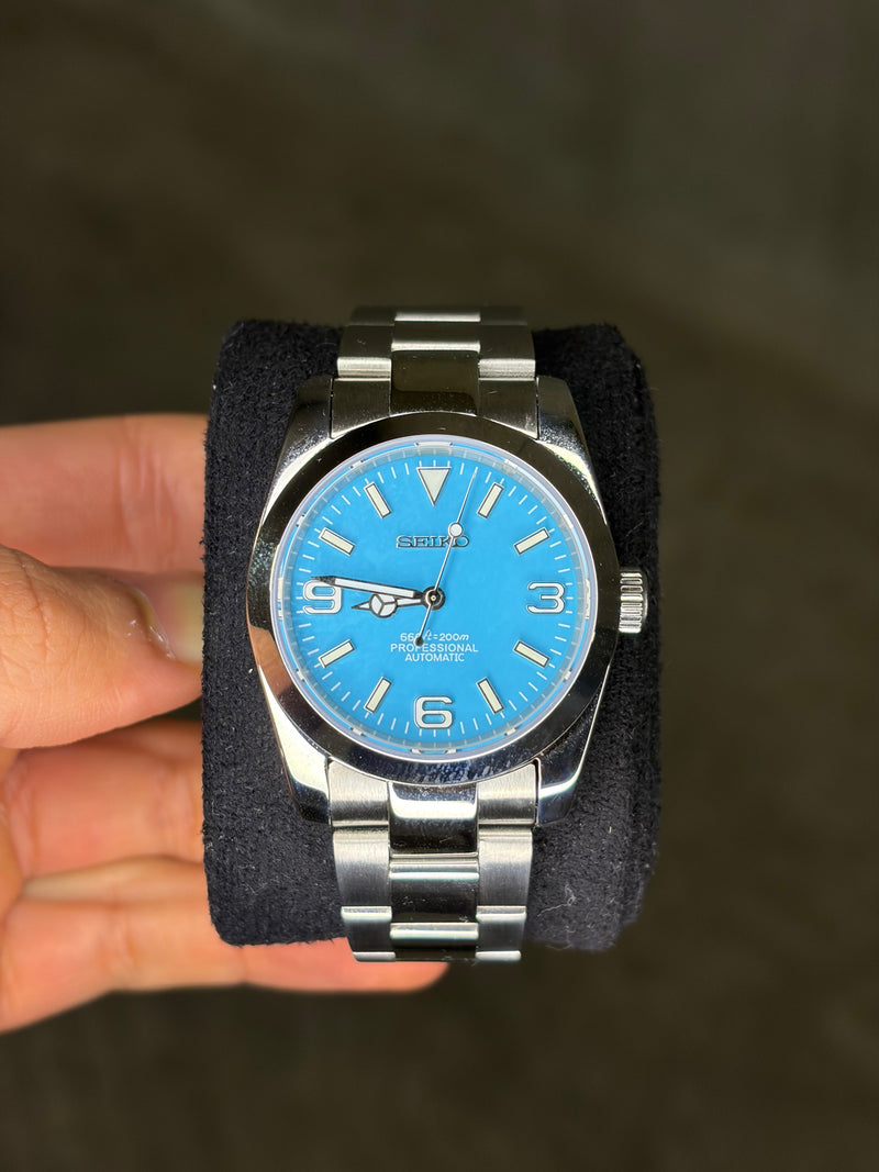 Seiko Mod Oyster Perpetual Blu