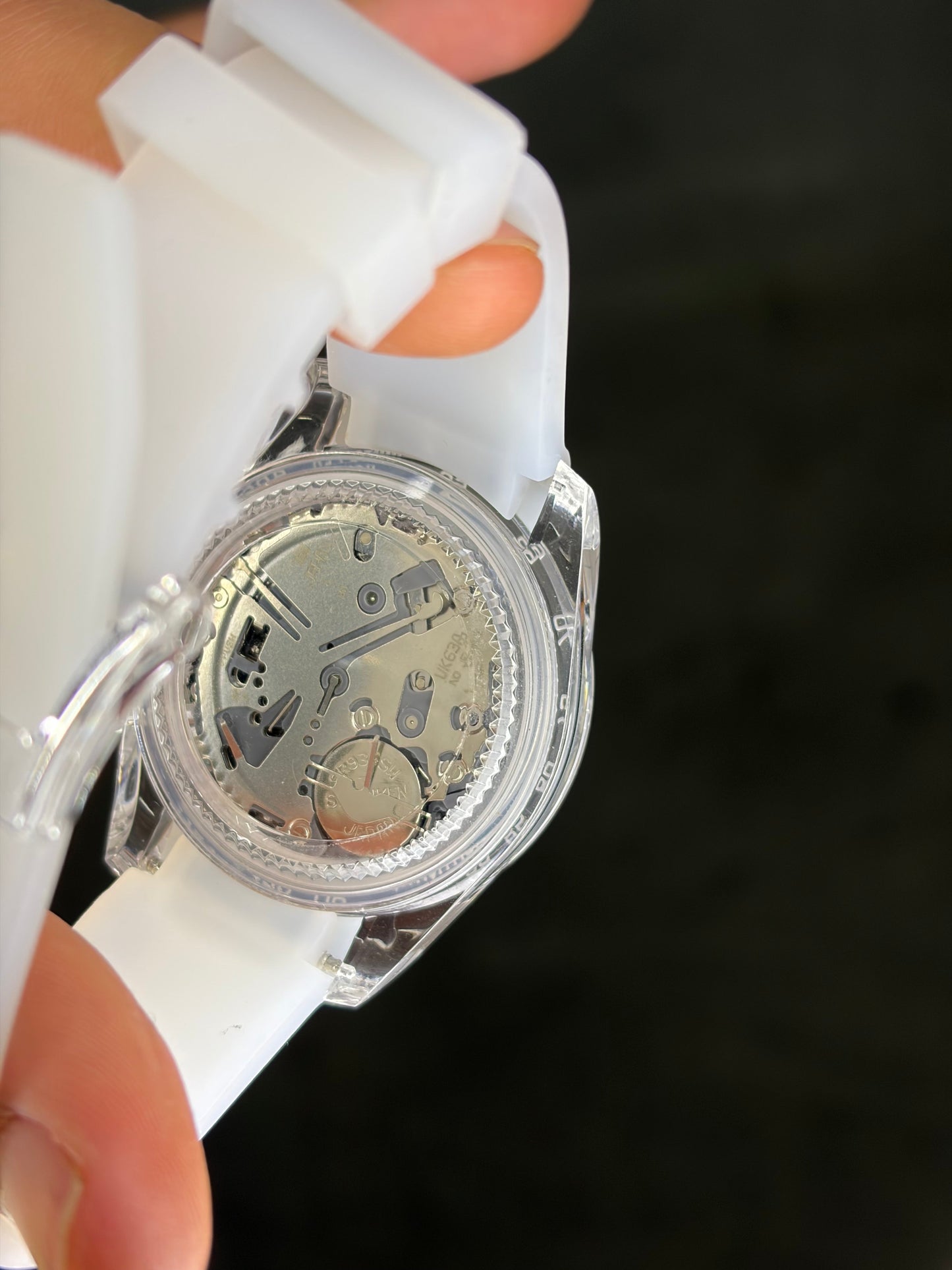 Clear case & Meteorite dial Daytona - Mod