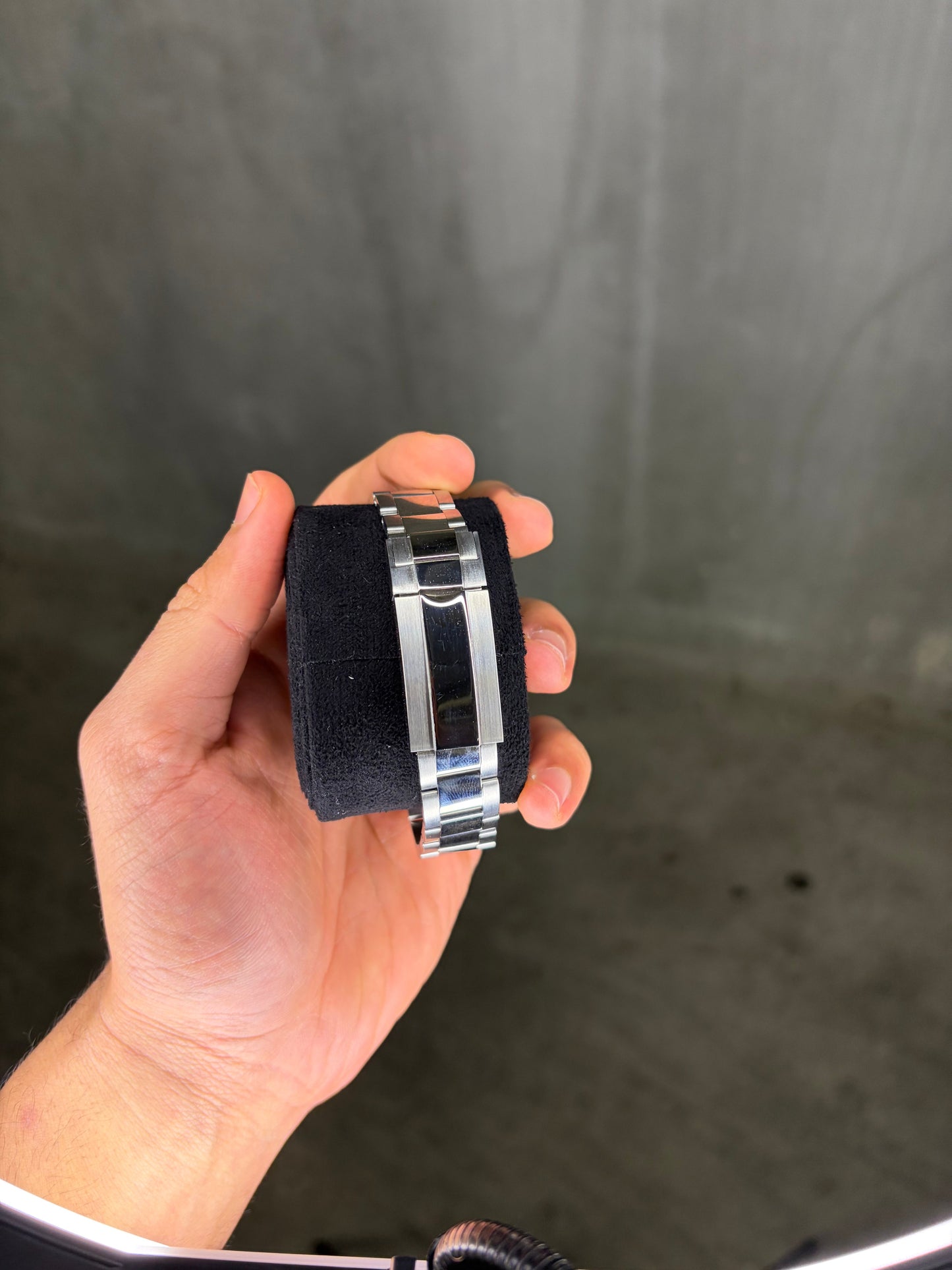 Panda Daytona - Mod Seiko Mod - Détail bracelet - Verre saphir