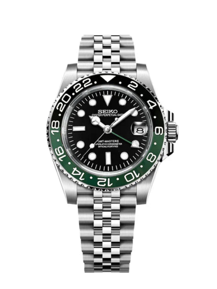 Sprite GMT Master II Seiko Mod — Vue de face