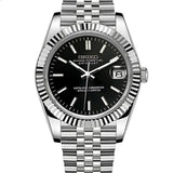 Seiko Mod Datejust Black Dial