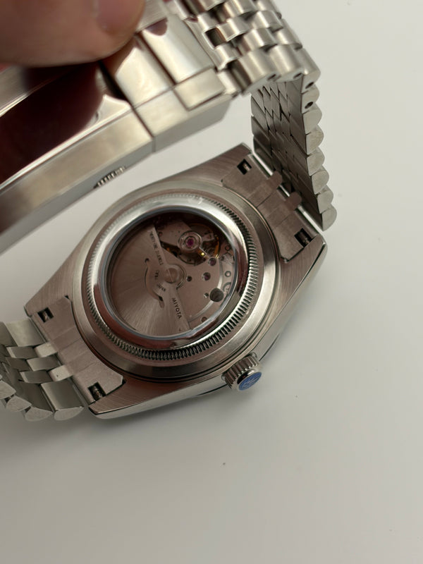 Seiko Mod Datejust Blue Diamond Dial