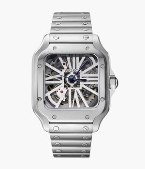 Santeiko Skeleton Dial Seiko Mod — Vue de face