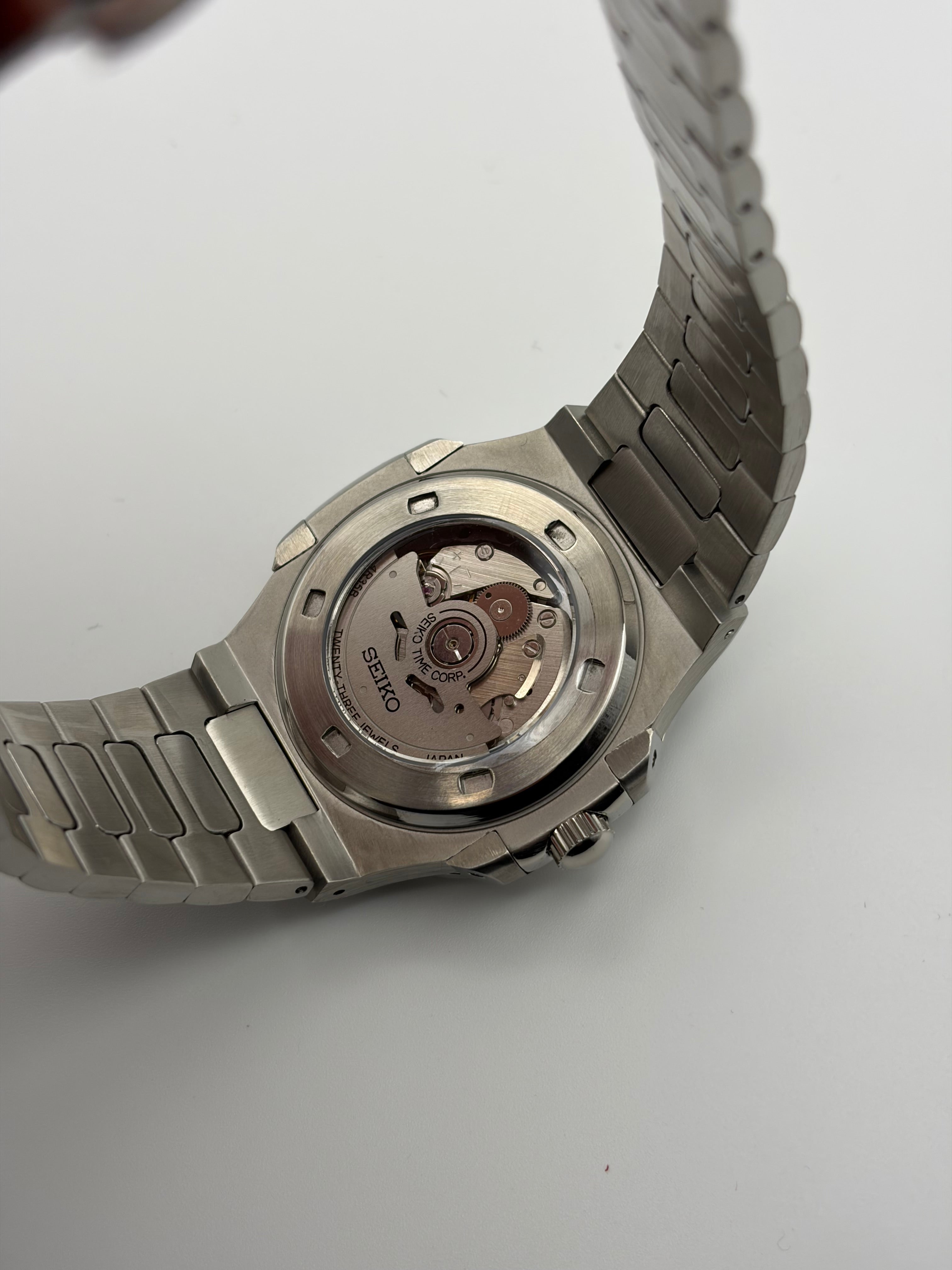Seiko Mod Nautilus | Patek Philippe Style – Seiko Prestige