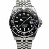 Seiko Mod GMT master II black bezel