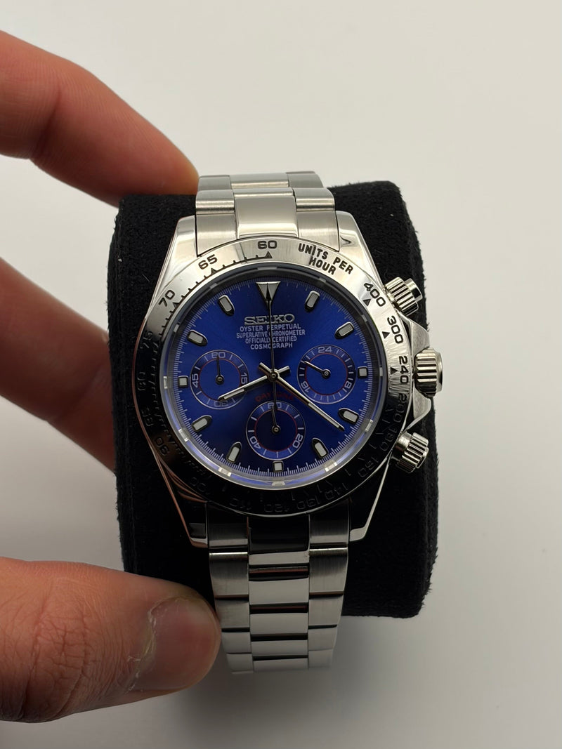 Seiko Mod Daytona Ocean Blue
