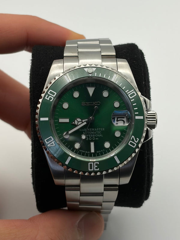 Seiko Mod Submariner Money Green