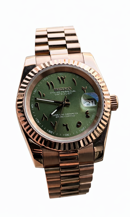Datejust Rose Gold Olive Arabic - Mod