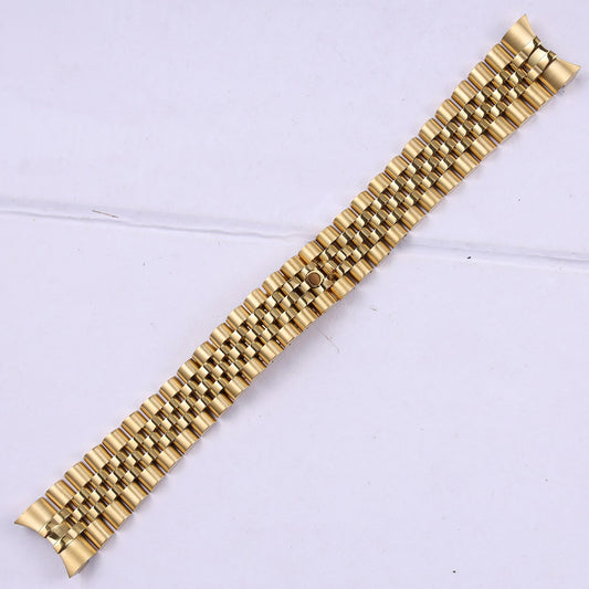 Bracelet Jubilee Fermoir Caché 20 mm Doré, vue de face