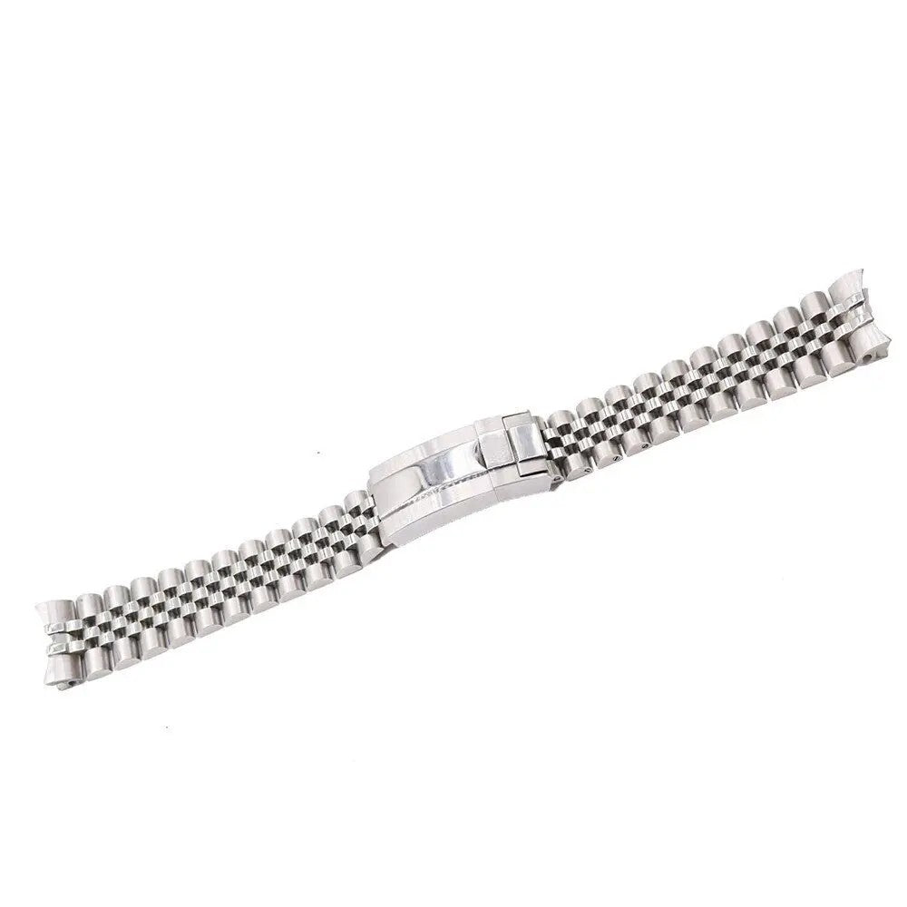 Bracelet Jubilee GMT 20 mm Acier Argenté, vue de face