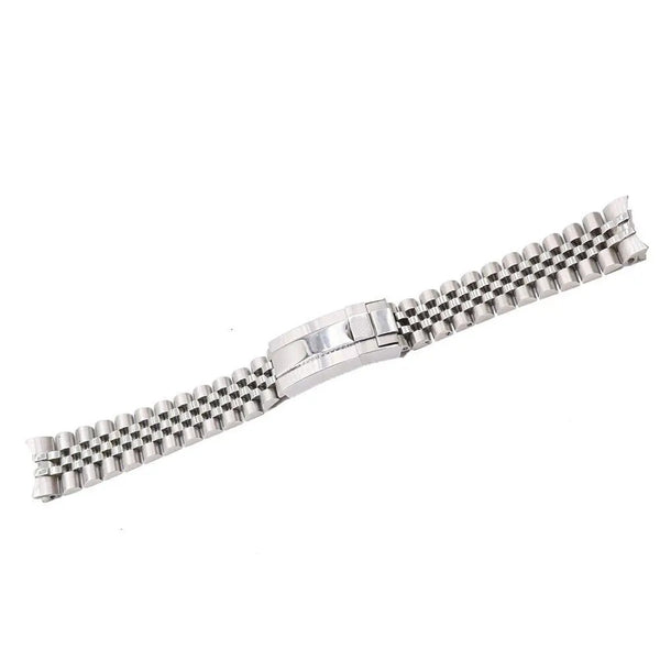 Bracelet Jubilee GMT 20 mm Acier Argenté, vue de face
