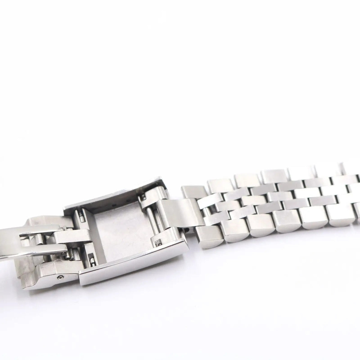 Bracelet Jubilee GMT 20 mm Acier Argenté, boucle ouverte