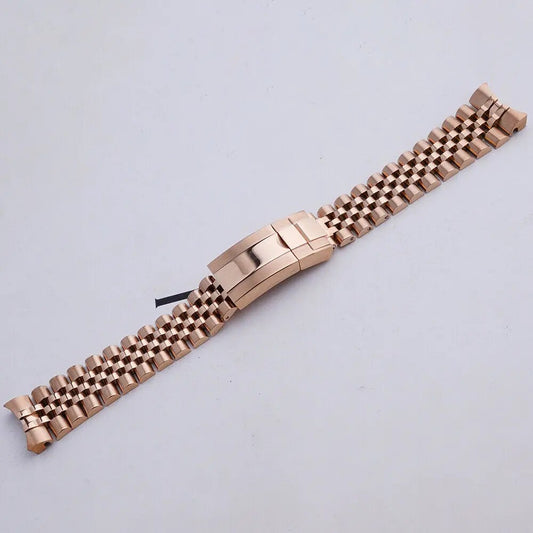 Bracelet Jubilee GMT 20 mm Or Rose, vue de face