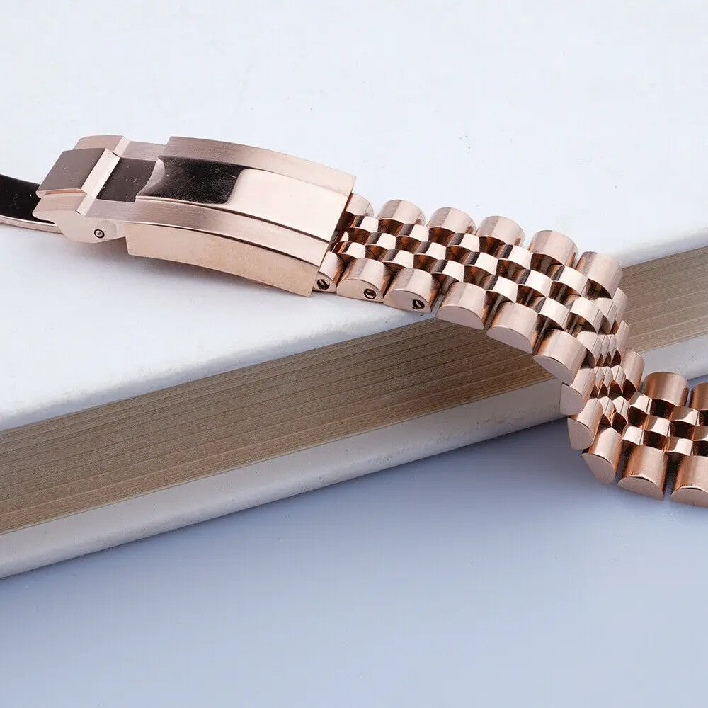 Bracelet Jubilee GMT 20 mm Or Rose, vue de détail