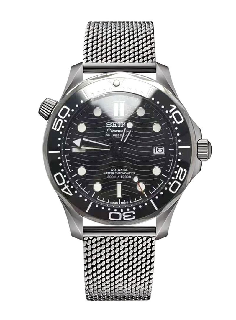 Seiko Mod Seamaster Black